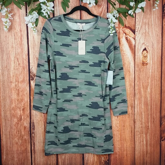 Como Vintage Dresses & Skirts - NWT Como Vintage Camouflage Shirt Dress